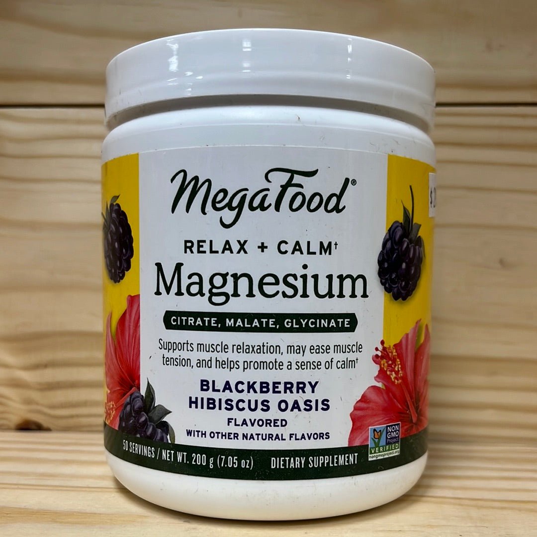 Relax + Calm* Magnesium Powder Blackberry Hibiscus Oasis - One Life Natural Market NC