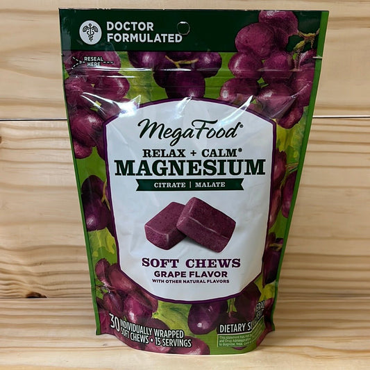 Relax + Calm* Magnesium Soft Chews - One Life Natural Market NC