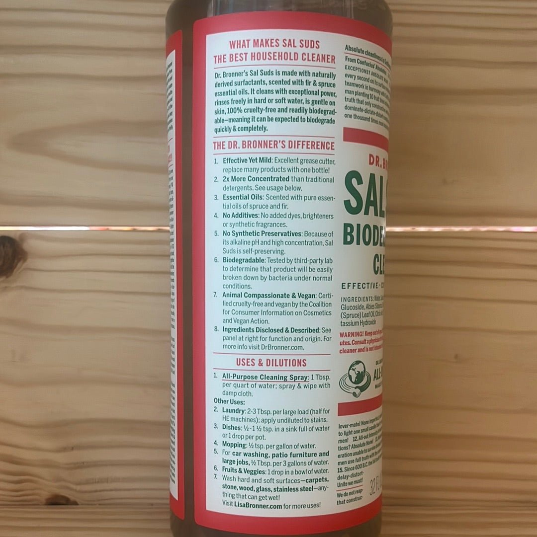 Salsuds Biodegradable Cleaner - One Life Natural Market NC