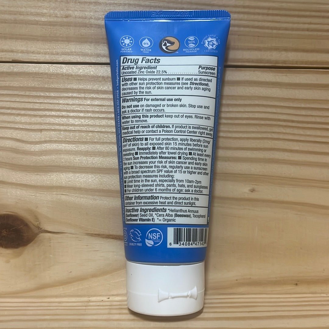 Sport Mineral Sunscreen Cream SPF 40 Clear Zinc Oxide Non-Toxic Sunscreen - One Life Natural Market NC