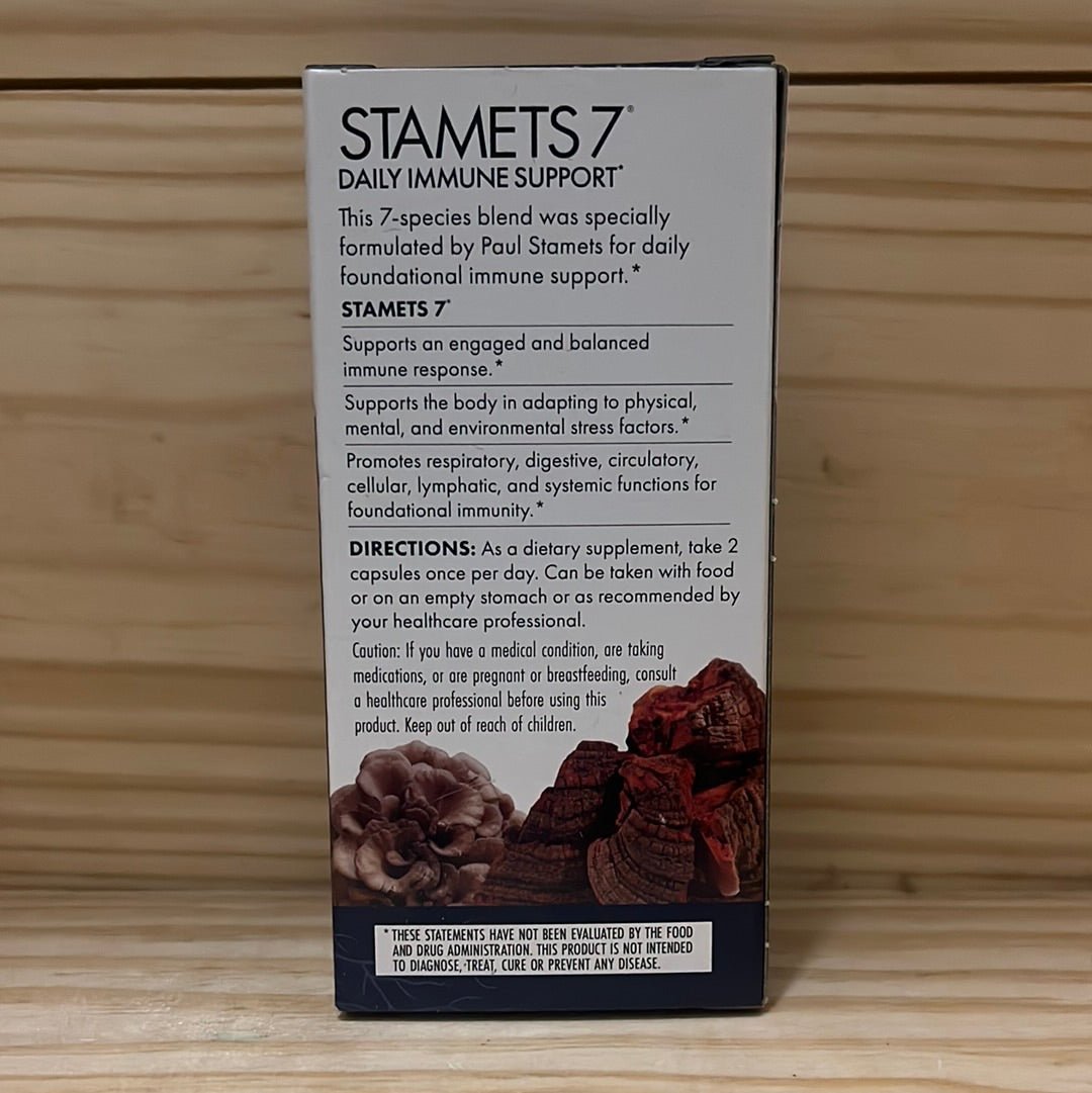 Stamets 7 Daily Immune Support Mushroom Blend Capsule - One Life Natural Market NC