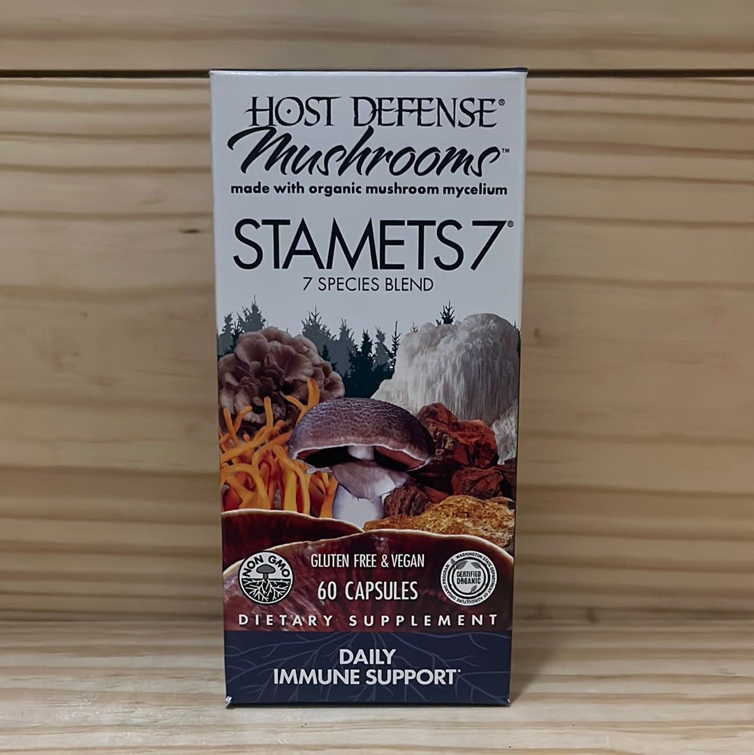 Stamets 7 Daily Immune Support Mushroom Blend Capsule - One Life Natural Market NC