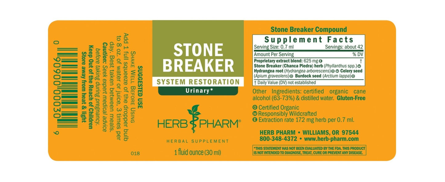 Stone Breaker Liquid Herbal Extract Natural Kidney Stone Support - One Life Natural Market NC