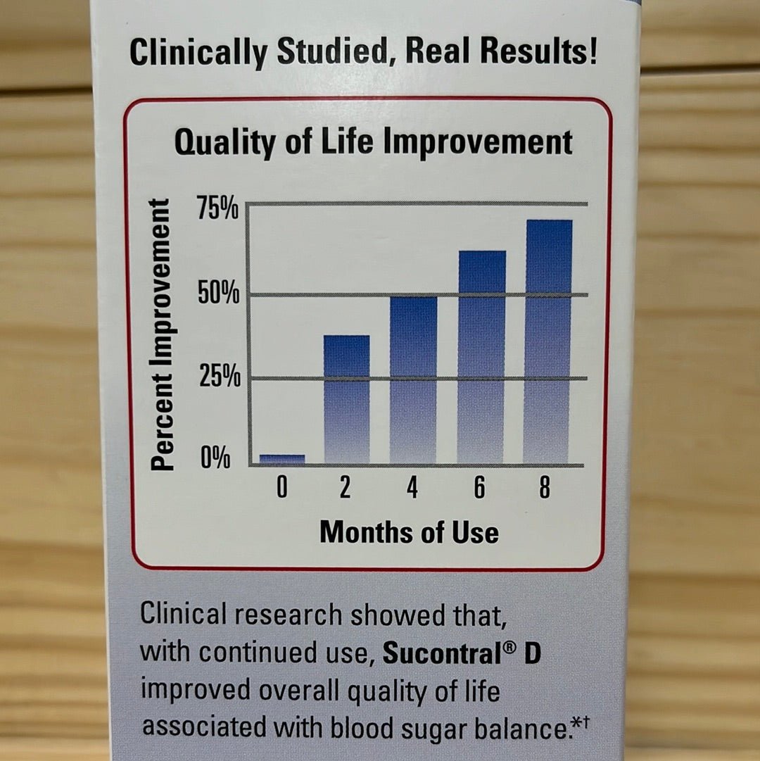 Sucontral® D Natural Blood Sugar Balance - One Life Natural Market NC