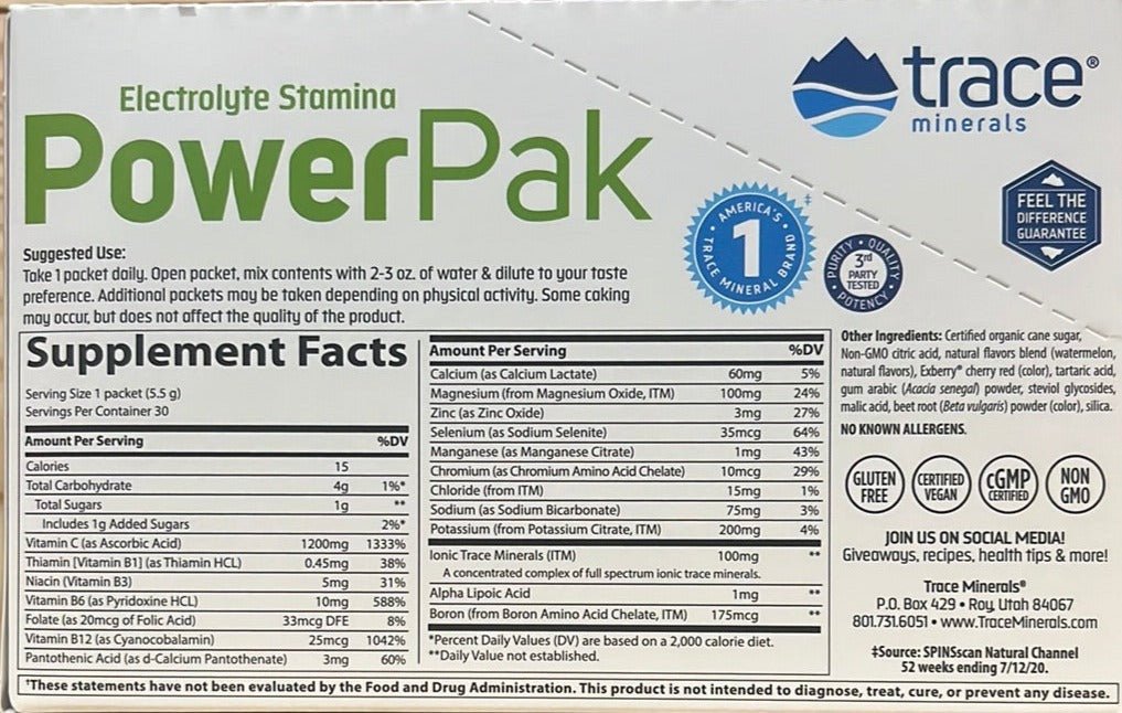 Watermelon Power Pak Electrolyte Powder - One Life Natural Market NC
