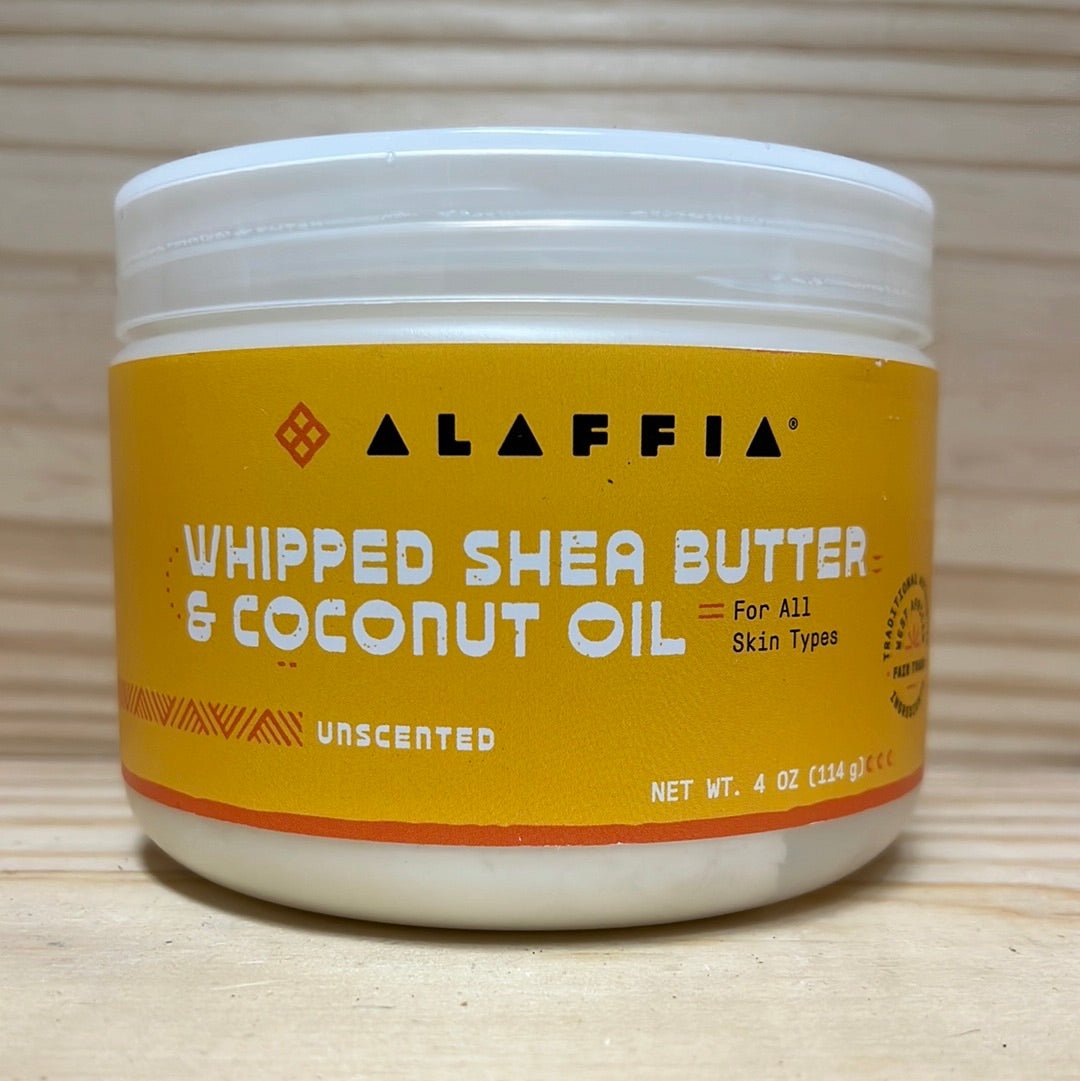 Whipped Shea Butter & Coconut Oil Unscented 4oz - One Life Natural Market NC