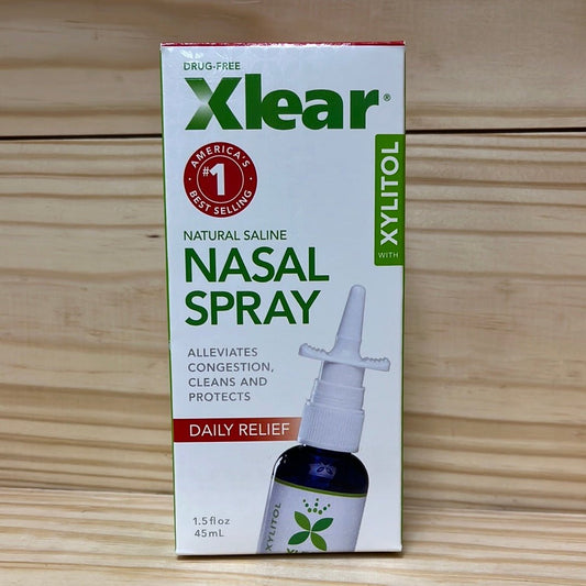 Xlear Xylitol and Saline Nasal Spray Natural Allergy Relief - One Life Natural Market NC